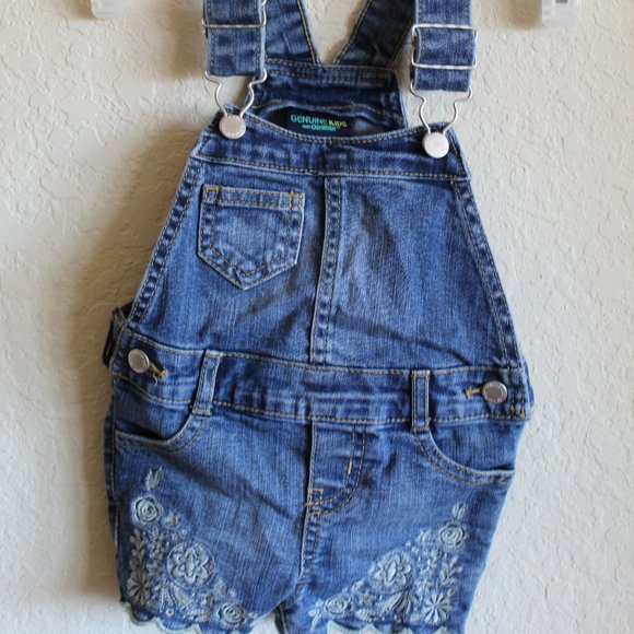 3/$15 Genuine Kids from OSHkosh infant girl overalls - Picture 1 of 3